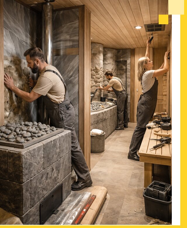 Строительство бань и SPA процедур в Нижнеудинске под ключ и отделкой