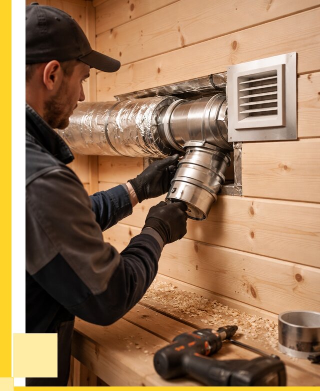 Монтаж вентиляции бани в Нижнеудинске от 12205 р. | ЭриданНжк