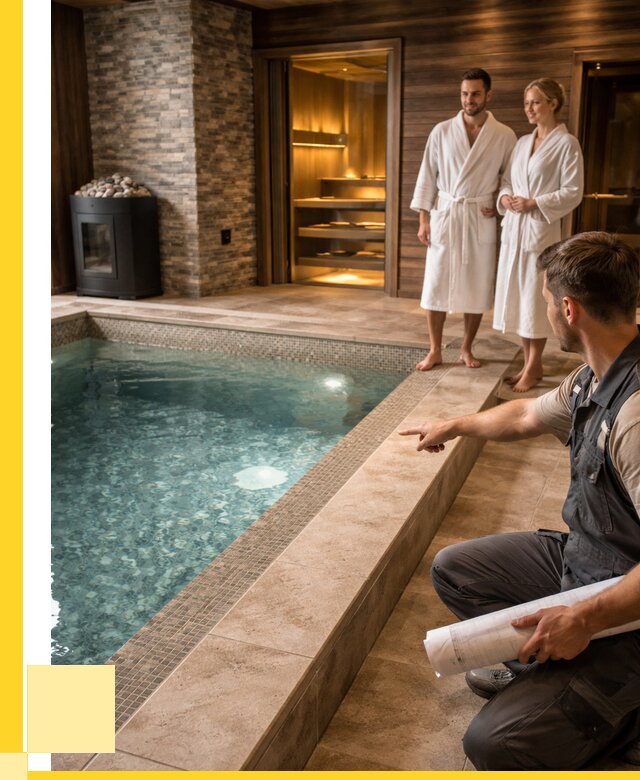 Проект бани с бассейном под ключ в Нижнеудинске от 66112 р. | ЭриданНжк