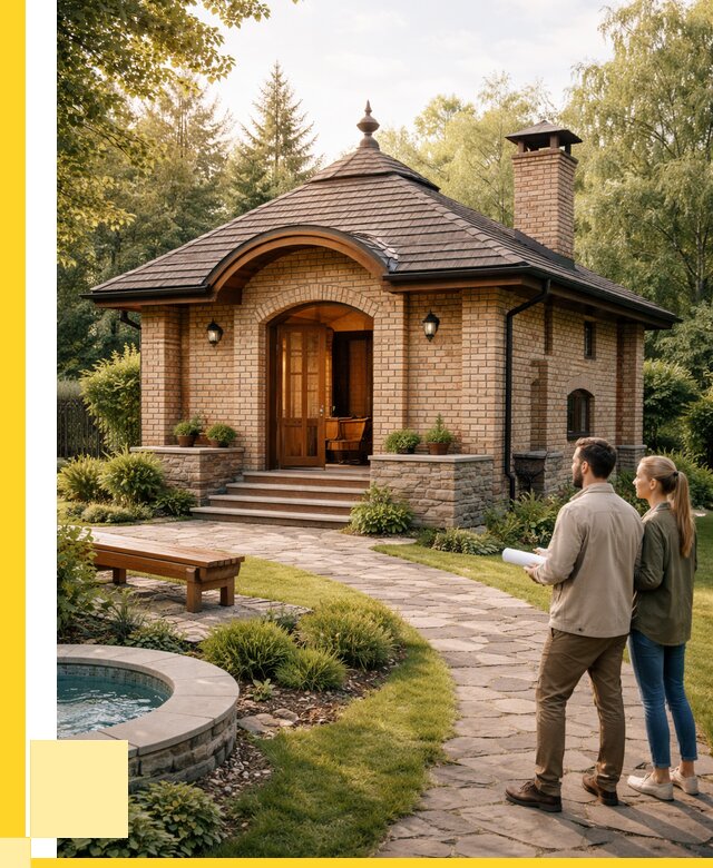 Проект кирпичной бани в Нижнеудинске от 30513 р. | ЭриданНжк