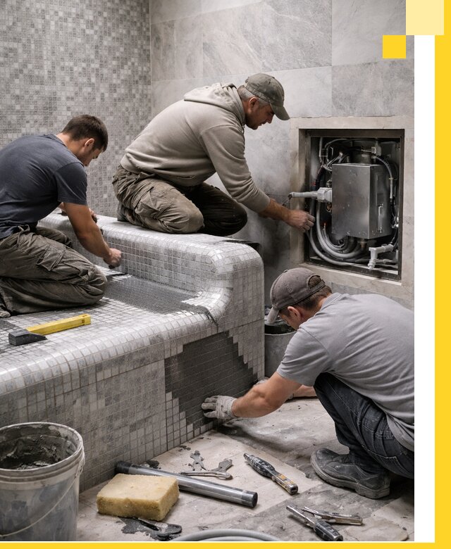 Проекты хамамов под ключ в Нижнеудинске и дизайн и строительство