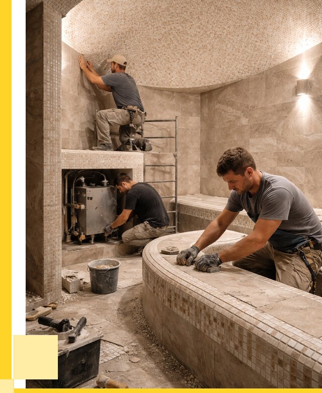 Монтаж хамамов под ключ в Нижнеудинске от 254275 р. ЭриданНжк