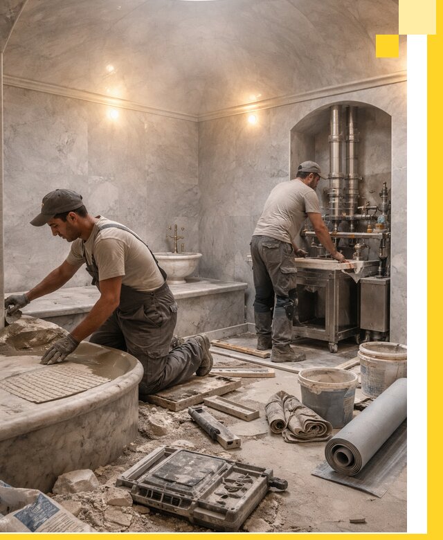 Строительство турецких бань хаммам под ключ в Нижнеудинске