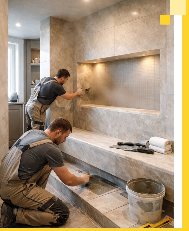 Профессиональное строительство хамама в квартире в Нижнеудинске