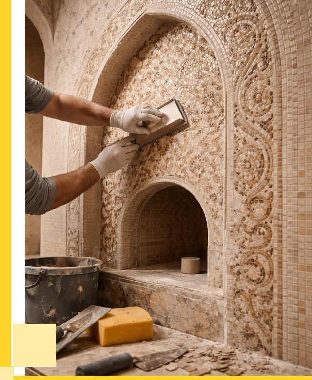 Мозаика для хамама в Нижнеудинске под ключ от 5086 р. | ЭриданНжк