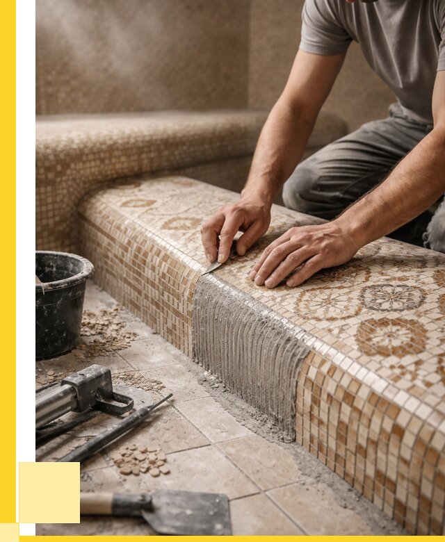 Плитка для хамама под ключ в Нижнеудинске от 3560 р. | ЭриданНжк