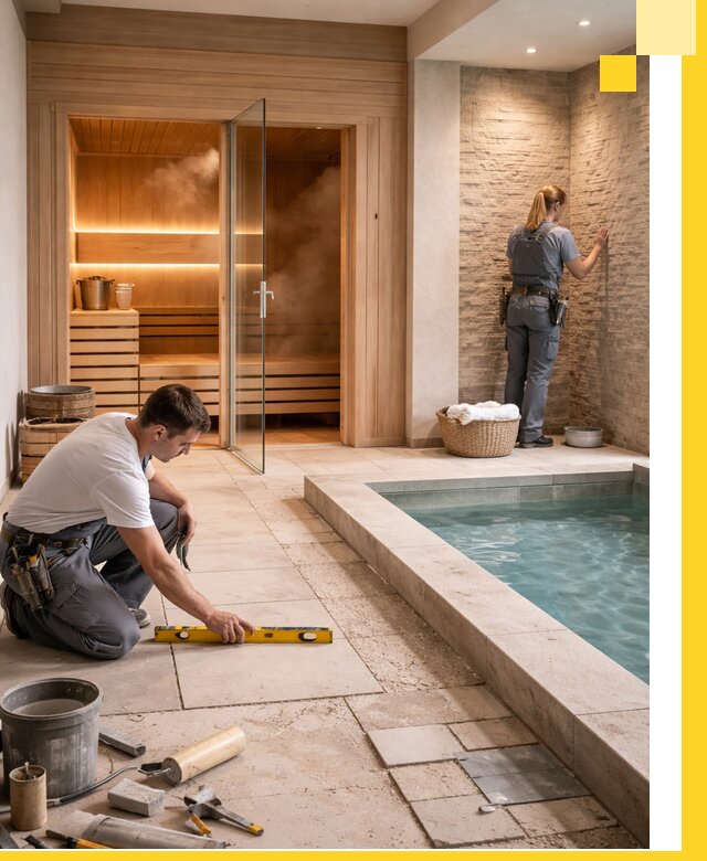 Комплексный дизайн и отделка интерьеров SPA под ключ в Нижнеудинске